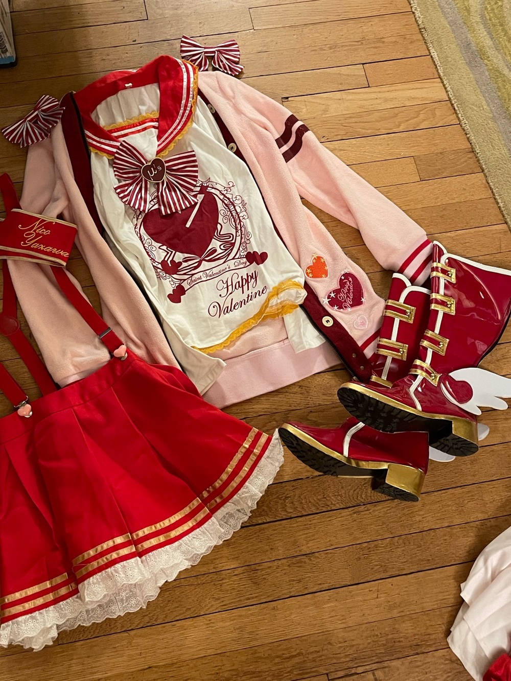 Love Live! Nico Yazawa Valentine's Day cosplay set